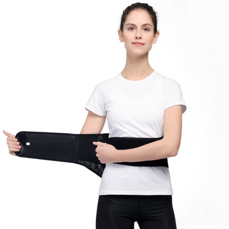 WOOTSHU WT-Y81 Protezione per la vita tesa a doppia compressione in vita con disco lombare in lamiera d'acciaio traspirante per colonna lombare, M, L, XL