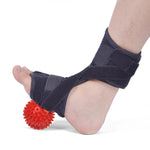 WOOTSHU JM03539 2 in 1 stecca per fascite plantare distorsione memoria cotone striscia di alluminio stecca equipaggiamento protettivo + set di sfere per massaggio, Plantar