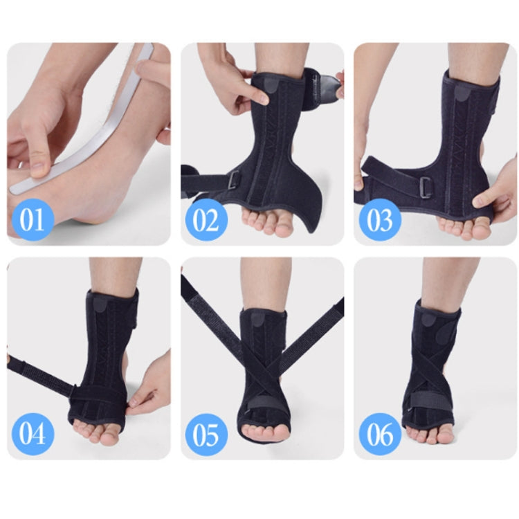 WOOTSHU JM03539 2 in 1 stecca per fascite plantare distorsione memoria cotone striscia di alluminio stecca equipaggiamento protettivo + set di sfere per massaggio, Plantar