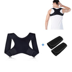 Cinghia di correzione posteriore traspirante regolabile a schiena d'asino invisibile, With Shoulder Strap One Size, Without Shoulder Strap One Size