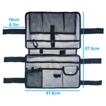 Borsa portaoggetti multifunzionale regolabile per ausilio alla deambulazione per sedia a rotelle, Wheelchair Walking Aid