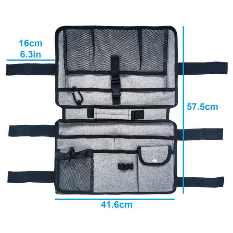 Borsa portaoggetti multifunzionale regolabile per ausilio alla deambulazione per sedia a rotelle, Wheelchair Walking Aid