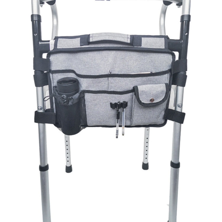Borsa portaoggetti multifunzionale regolabile per ausilio alla deambulazione per sedia a rotelle, Wheelchair Walking Aid