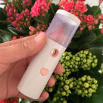 Strumento di idratazione del viso Umidificatore d'aria Strumento di spruzzo freddo di bellezza USB Spruzzatore automatico di disinfezione con alcol, Lipstick Style, L20