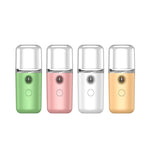 Strumento di idratazione del viso Umidificatore d'aria Strumento di spruzzo freddo di bellezza USB Spruzzatore automatico di disinfezione con alcol