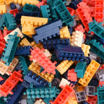 Bambini creativi che assemblano grandi particelle di blocchi di costruzione, giocattoli educativi fai-da-te, consegna casuale dei colori, 100 PCS, 220 PCS, 300 PCS, 400 PCS