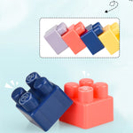 Bambini creativi che assemblano grandi particelle di blocchi di costruzione, giocattoli educativi fai-da-te, consegna casuale dei colori, 100 PCS, 220 PCS, 300 PCS, 400 PCS