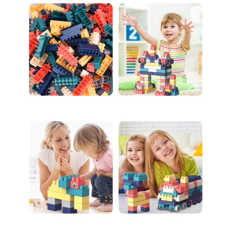 Bambini creativi che assemblano grandi particelle di blocchi di costruzione, giocattoli educativi fai-da-te, consegna casuale dei colori, 100 PCS, 220 PCS, 300 PCS, 400 PCS
