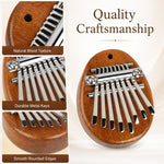 Strumento mini carimba per pianoforte a pollice a 8 note