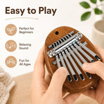 Strumento mini carimba per pianoforte a pollice a 8 note