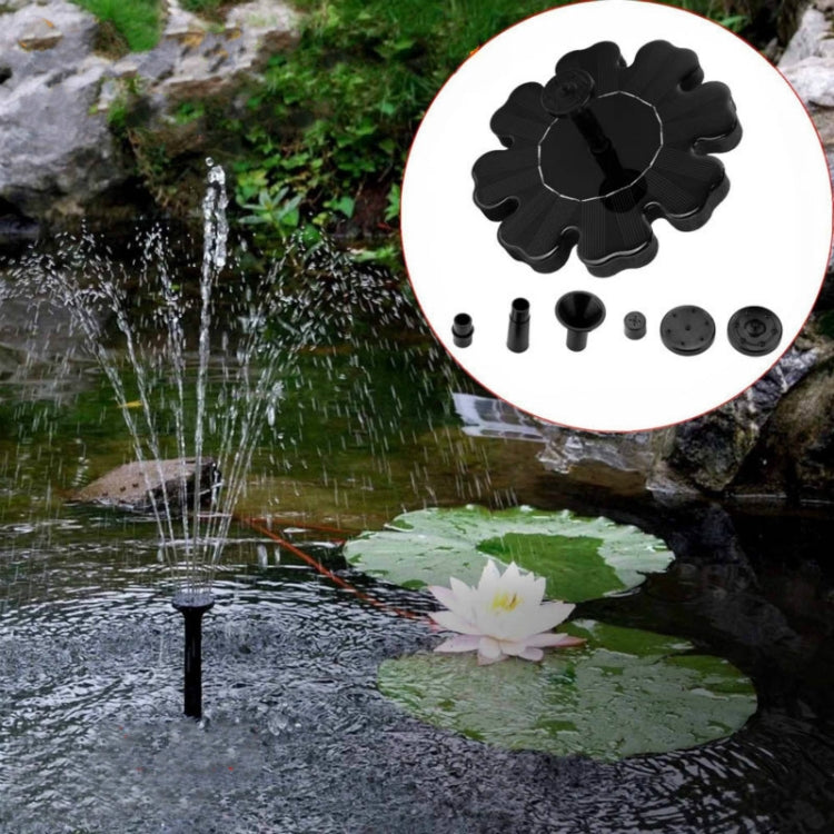 Fontana solare galleggiante a petalo per stagno 22cm