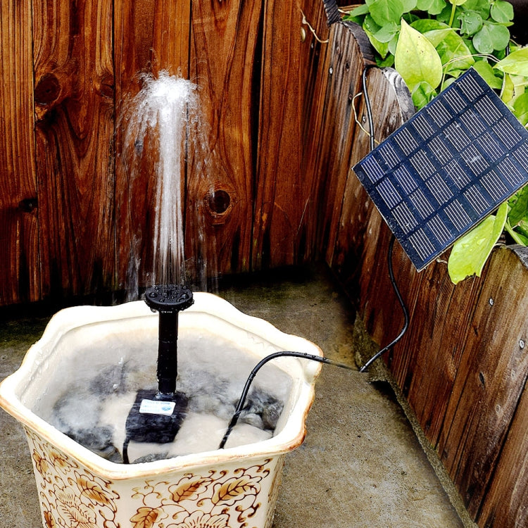 Irrigatore a sospensione con pompa DC per fontana solare