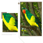 45 cm Simulazione pappagallo Simulazione uccello Ara Schiuma Piuma Pappagallo Sen Decorazione da giardinaggio, Green, Yellow, Blue, Pink, Red, Light Green