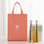 Borsa portaoggetti portatile per isolamento alimentare per pranzo al sacco, S  20x23x14cm, L 25x35x17cm