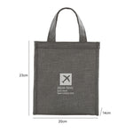 Borsa portaoggetti portatile per isolamento alimentare per pranzo al sacco, S  20x23x14cm, L 25x35x17cm