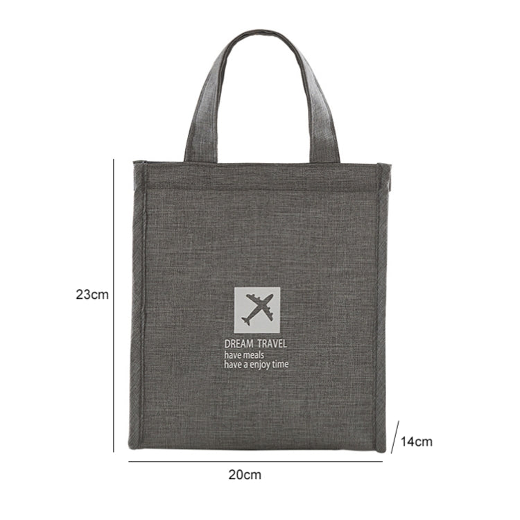 Borsa portaoggetti portatile per isolamento alimentare per pranzo al sacco, S  20x23x14cm, L 25x35x17cm