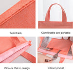 Borsa portaoggetti portatile per isolamento alimentare per pranzo al sacco, S  20x23x14cm, L 25x35x17cm