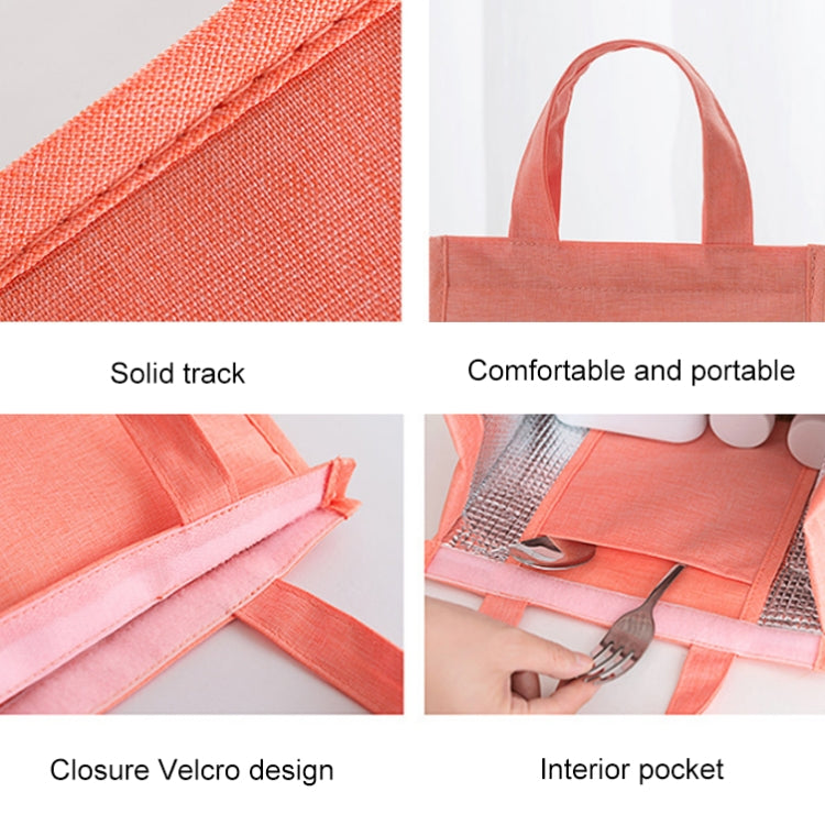 Borsa portaoggetti portatile per isolamento alimentare per pranzo al sacco, S  20x23x14cm, L 25x35x17cm
