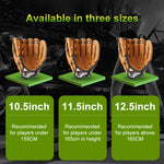Guanti da softball per lanciatore di baseball in pelle da baseball con movimento all'aperto in PVC, 10.5 inch, 11.5 inch, 12.5 inch