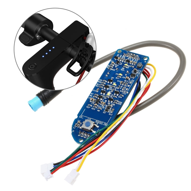 Controller del pannello interruttori dell'indicatore della batteria del cruscotto dello scooter elettrico per scooter elettrico Xiaomi Mijia M365