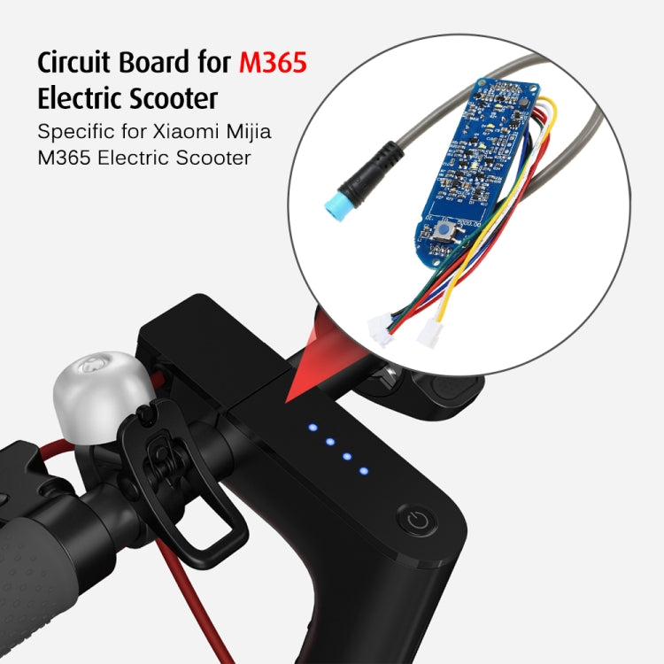 Controller del pannello interruttori dell'indicatore della batteria del cruscotto dello scooter elettrico per scooter elettrico Xiaomi Mijia M365