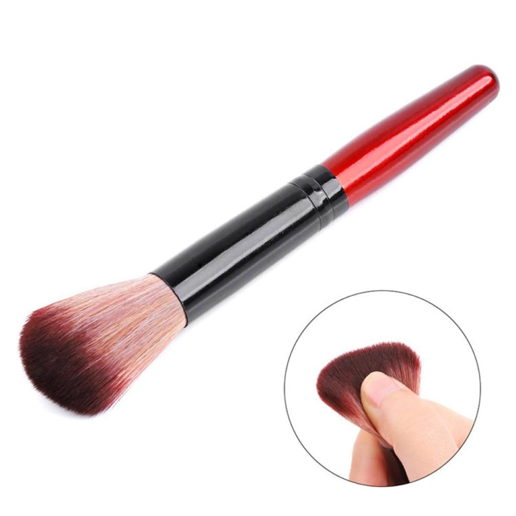 Pennello per cipria per unghie Pennello per cipria per unghie Trucco Pulizia Pennello per capelli piccolo Pennello per polvere
