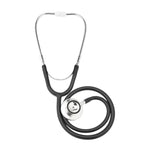 Stetoscopio a doppia faccia Tubo singolo Medici Infermieri Stetoscopio professionale per cardiologia Dispositivo medico per pettorale in lega di alluminio