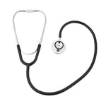 Stetoscopio a doppia faccia Tubo singolo Medici Infermieri Stetoscopio professionale per cardiologia Dispositivo medico per pettorale in lega di alluminio