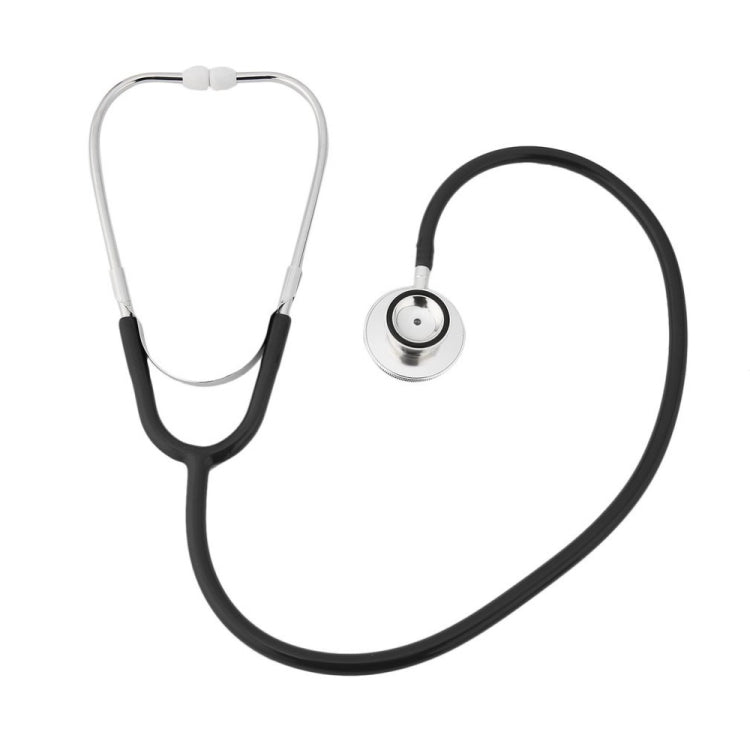 Stetoscopio a doppia faccia Tubo singolo Medici Infermieri Stetoscopio professionale per cardiologia Dispositivo medico per pettorale in lega di alluminio