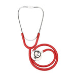 Stetoscopio a doppia faccia Tubo singolo Medici Infermieri Stetoscopio professionale per cardiologia Dispositivo medico per pettorale in lega di alluminio