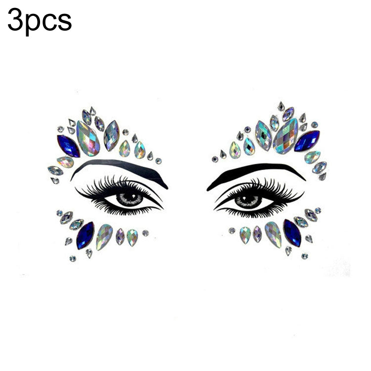 Adesivo viso acrilico per trucco in maschera verde fronte da 3 pezzi, YT-01, YT-01-1, YT-01-2, YT-01-3, YT-01-4, YT-01-5, YT-01-6, YT-02, YT-03, YT-04, YT-05, YT-07, YT-08, YT-10, YT-11, YT-12, YT-13, YT-14, YT-15, YT-16, YT-17, YT-18, YT-19, YT-20