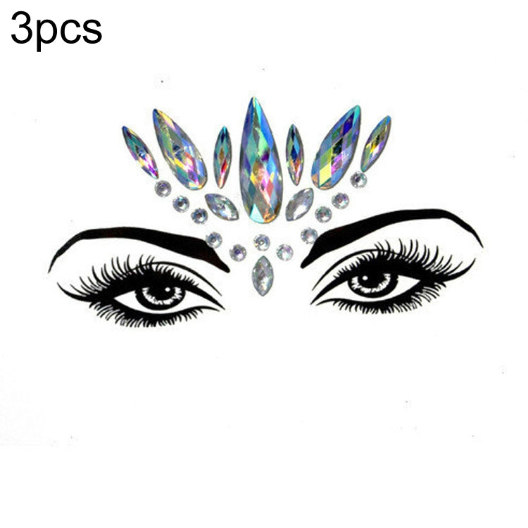 Adesivo viso acrilico per trucco in maschera verde fronte da 3 pezzi, YT-21, YT-22, YT-23, YT-24, YT-25, YT-26, YT-27, YT-28, YT-29, YT-30, YT-31, YT-32, YT-34, YT-35, YT-36, YT-37, YT-38, YT-39, YT-40, YT-41, YT-42, YT-43, YT-44, YT-45