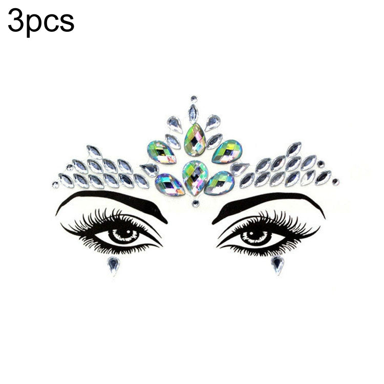 Adesivo viso acrilico per trucco in maschera verde fronte da 3 pezzi, YT-21, YT-22, YT-23, YT-24, YT-25, YT-26, YT-27, YT-28, YT-29, YT-30, YT-31, YT-32, YT-34, YT-35, YT-36, YT-37, YT-38, YT-39, YT-40, YT-41, YT-42, YT-43, YT-44, YT-45
