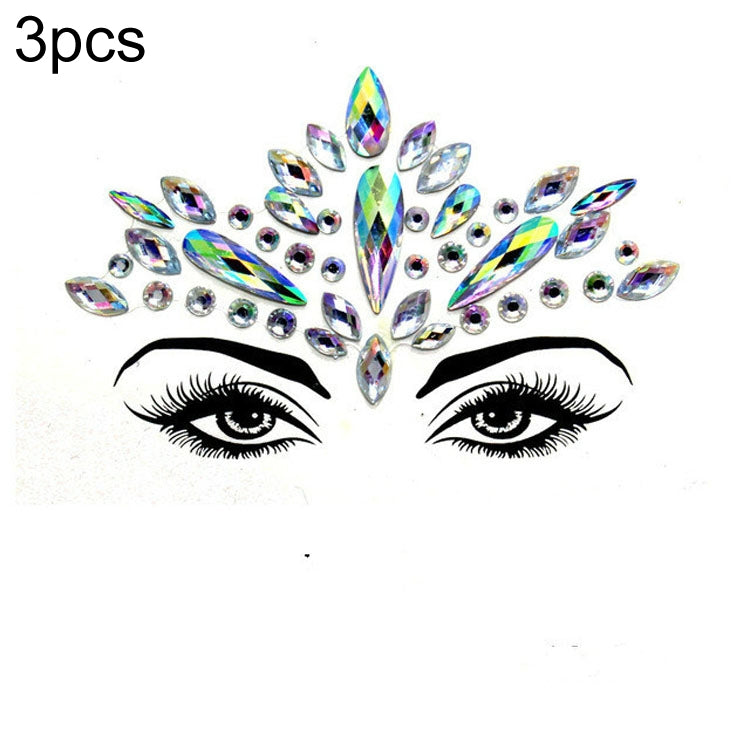 Adesivo viso acrilico per trucco in maschera verde fronte da 3 pezzi, YT-21, YT-22, YT-23, YT-24, YT-25, YT-26, YT-27, YT-28, YT-29, YT-30, YT-31, YT-32, YT-34, YT-35, YT-36, YT-37, YT-38, YT-39, YT-40, YT-41, YT-42, YT-43, YT-44, YT-45