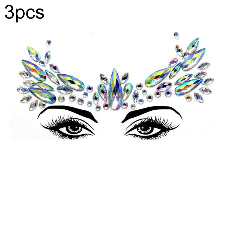 Adesivo viso acrilico per trucco in maschera verde fronte da 3 pezzi, YT-21, YT-22, YT-23, YT-24, YT-25, YT-26, YT-27, YT-28, YT-29, YT-30, YT-31, YT-32, YT-34, YT-35, YT-36, YT-37, YT-38, YT-39, YT-40, YT-41, YT-42, YT-43, YT-44, YT-45