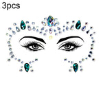 Adesivo viso acrilico per trucco in maschera verde fronte da 3 pezzi, YT-21, YT-22, YT-23, YT-24, YT-25, YT-26, YT-27, YT-28, YT-29, YT-30, YT-31, YT-32, YT-34, YT-35, YT-36, YT-37, YT-38, YT-39, YT-40, YT-41, YT-42, YT-43, YT-44, YT-45