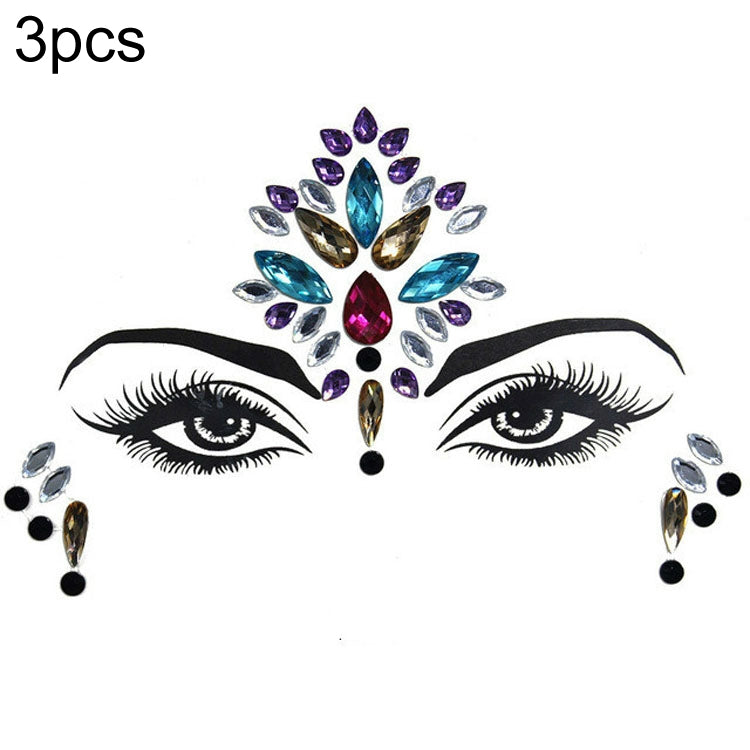 Adesivo viso acrilico per trucco in maschera verde fronte da 3 pezzi, YT-46, YT-47, YT-48, YT-49, YT-50, YT-51, YT-52, YT-53-01, YT-53-02, YT-54, YT-55, YT-56, YT-57, YT-59, YT-60, YT-61, YT-65, YT-66, YT-67, YT-68, YT-69