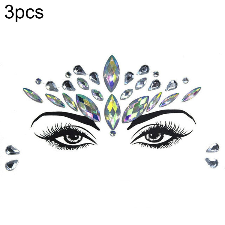 Adesivo viso acrilico per trucco in maschera verde fronte da 3 pezzi, YT-46, YT-47, YT-48, YT-49, YT-50, YT-51, YT-52, YT-53-01, YT-53-02, YT-54, YT-55, YT-56, YT-57, YT-59, YT-60, YT-61, YT-65, YT-66, YT-67, YT-68, YT-69