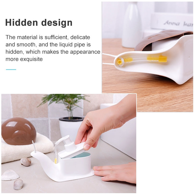 Flacone disinfettante per mani Creative Snail Flacone per gel doccia con lozione a pressione, Snail Hand Sanitiser Bottle
