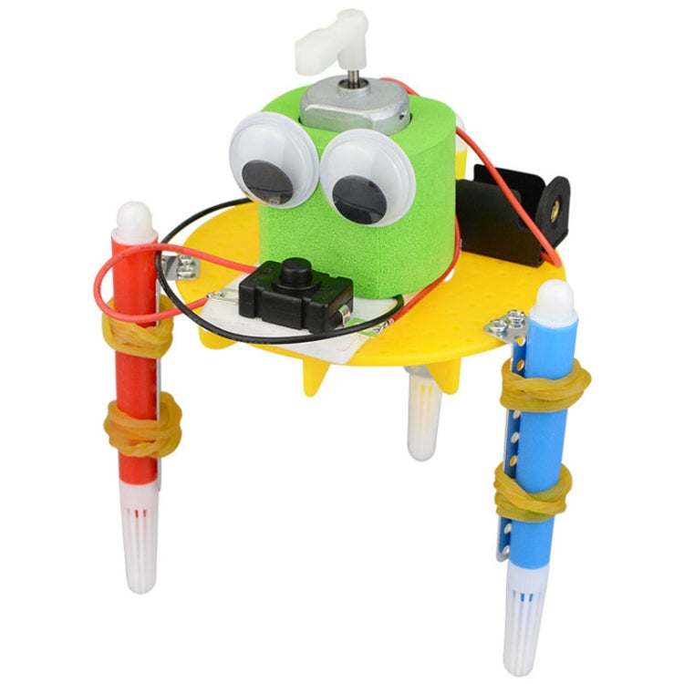 Robot solare fai-da-te per bambini 9x13x3 cm