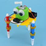 Robot solare fai-da-te per bambini 9x13x3 cm