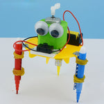 Robot solare fai-da-te per bambini 9x13x3 cm