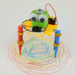 Robot solare fai-da-te per bambini 9x13x3 cm