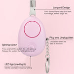 Allarme anti-smarrimento chiave 120 dB con luce LED