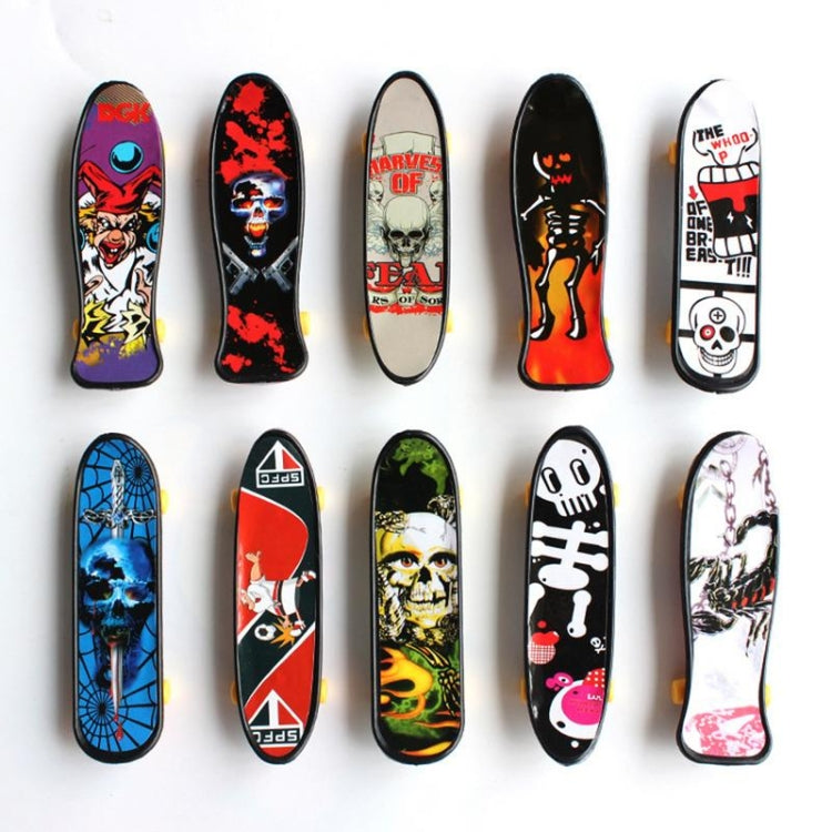 Mini skateboard da dito in plastica 10 pezzi