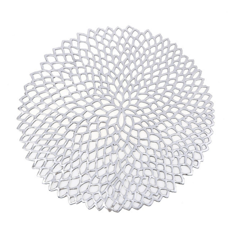 2 pezzi tovagliette da tavolo decorazioni per la casa tovaglietta per tavolo da pranzo sottobicchiere mediterraneo barocco rotondo in plastica PVC isolante cavo