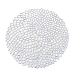 2 pezzi tovagliette da tavolo decorazioni per la casa tovaglietta per tavolo da pranzo sottobicchiere mediterraneo barocco rotondo in plastica PVC isolante cavo