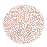 2 pezzi tovagliette da tavolo decorazioni per la casa tovaglietta per tavolo da pranzo sottobicchiere mediterraneo barocco rotondo in plastica PVC isolante cavo