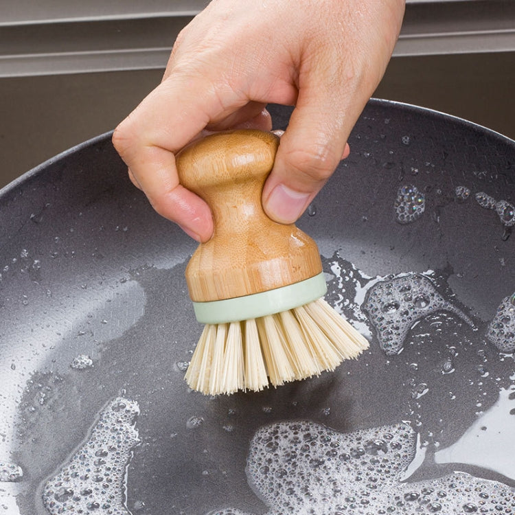 Strumento multifunzionale Spazzola per la pulizia della cucina Manico in legno Lavapiatti Pentola Lavastoviglie, Solid wood Brush