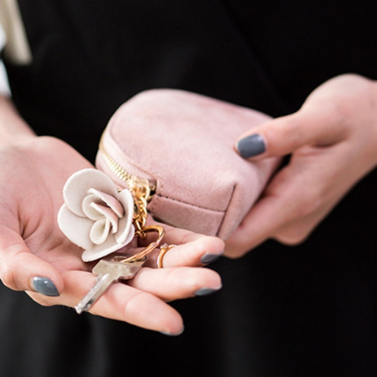 Mini portamonete creativo e carino con pendente a forma di fiore